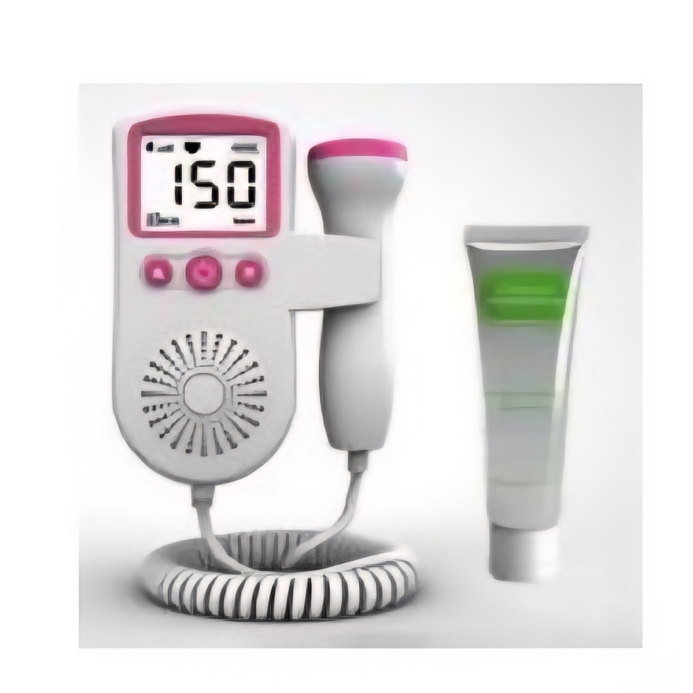 Pink and White Fetal Doppler